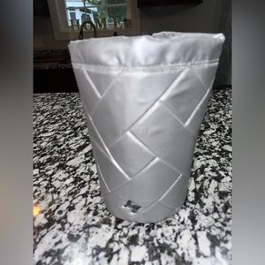 Lug Metallic Silver Tumbler Storage Pouch